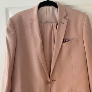 Pink Primark Suit with Faux Hankerchef